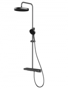 Душевая система Vincea Inspire VSFS-3I12TGM вороненая сталь