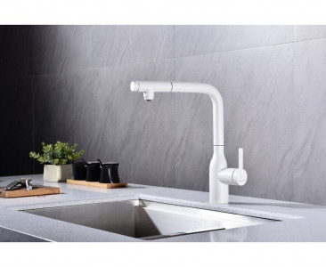 Смеситель для кухни Paulmark Viper белый матовый Vi213105-431(WH) Starke-Paulmark