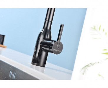 Смеситель для кухни Paulmark Viper глянцевый черный Vi213105-GB Starke-Paulmark
