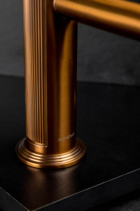 Смеситель для умывальника ETERNA BRUSHED BRONZE 171-BRB брашированная бронза