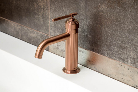 Смеситель для умывальника ETERNA COPPER BRUSHED 171-CB брашированная медь