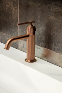 Смеситель для умывальника ETERNA COPPER BRUSHED 171-CB брашированная медь
