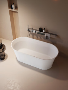 Ванна из искусственного камня Roxen Adel 150х75 Corian Solid Surface