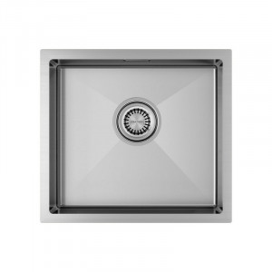 Кухонная мойка Paulmark ALLER 44 UNI PM94444-BS брашированная нержавеющая сталь 44х44см