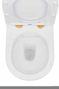 Подвесной унитаз Roxen Antares Gold 530110-01G Rimless Soft Close