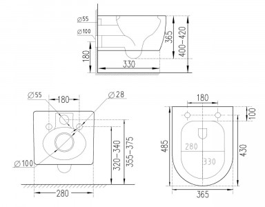 Комплект 6 в 1 Roxen StounFix Dual Fresh 960516 (состоит из: 710200, Steel 420280G, 530185-01Х)