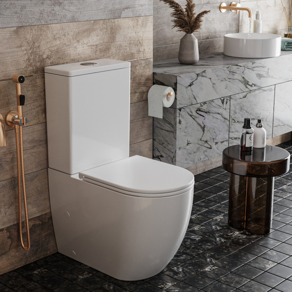 Напольный унитаз Roxen Antares Tornado 600185-01 Rimless Soft Close