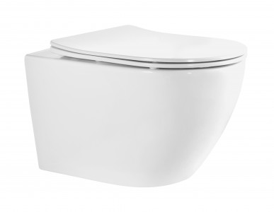 Подвесной унитаз Roxen Antares Tornado Long 530205-01-L Rimless Soft Close