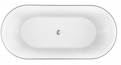 Ванна из искусственного камня Roxen Art 170х78 Corian Solid Surface