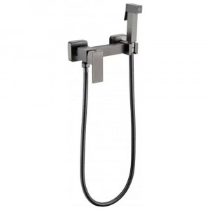 Гигиенический душ со смесителем Grocenberg GB101N-BG графит
