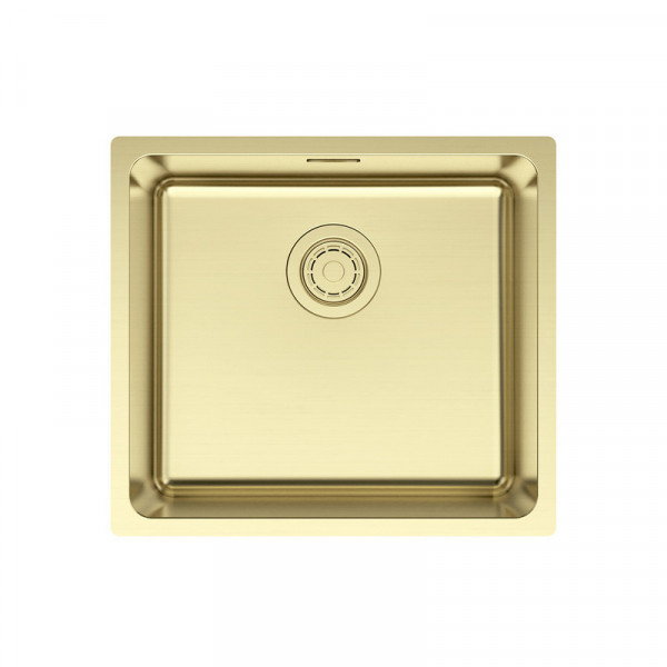 Кухонная мойка Paulmark YUNI 49 UNI YU49-LG светлое золото 49х44см