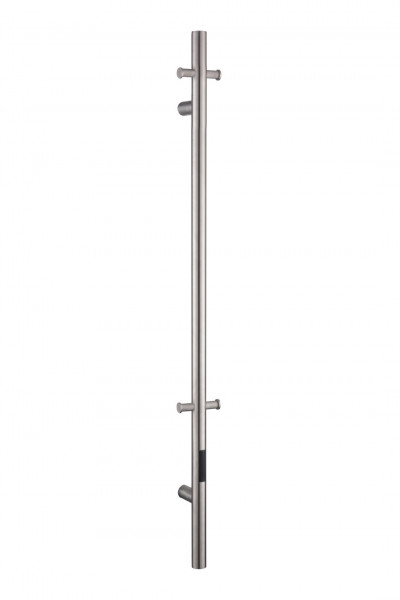 Полотенцесушитель электрический Boheme Uno NICKEL BRUSH 110x122x1500 мм (726-NB)
