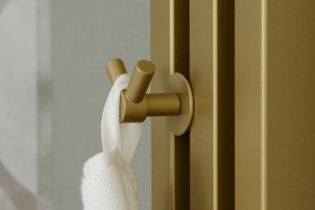 Водяной полотенцесушитель Сунержа Вердикт PRO 1200х50 Золотой шелк (Матовое золото)