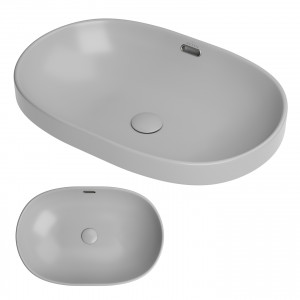 Умывальник Roxen Batt 570155-GR 60х40 серый