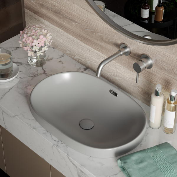 Умывальник Roxen Batt 570155-GR 60х40 серый