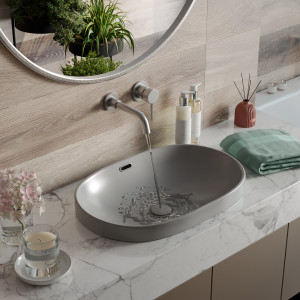 Умывальник Roxen Batt 570155-GR 60х40 серый