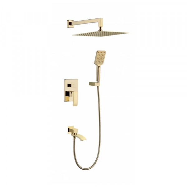 Душевая система встраиваемая Grocenberg GB5007GO золото