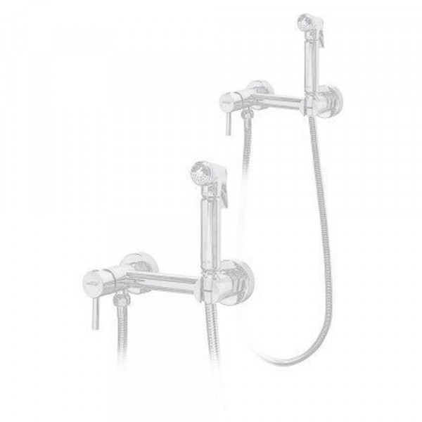 Гигиенический душ со смесителем Hansberge H0099WW белый