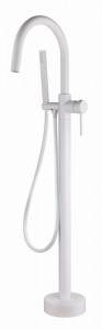 Смеситель напольный Boheme Uno Matt White 469-MW