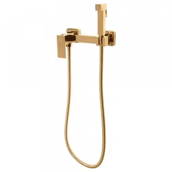 Гигиенический душ со смесителем Grocenberg GB101NGO золото