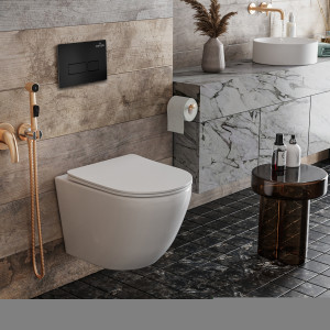 Кнопка для инсталляции Roxen Caspia 410280B черный