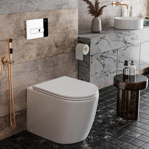 Кнопка для инсталляции Roxen Caspia 410280CH хром