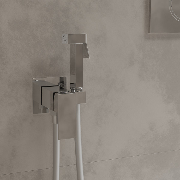 Смеситель встраиваемый Roxen Caspia 500960-CH с гигиеническим душем хром