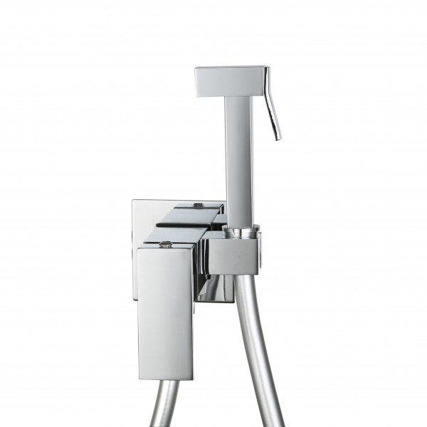 Смеситель встраиваемый Roxen Caspia 500960-CH с гигиеническим душем хром