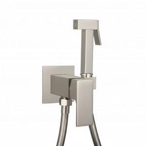 Смеситель встраиваемый Roxen Caspia 50096000-BN с гигиеническим душем брашированный никель