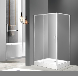 Душевой уголок Roxen Caspia 55060-100 100х80 хром