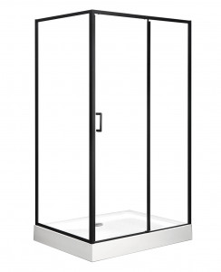 Душевой уголок Roxen Caspia 55060-100B 100х80 черный