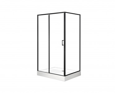 Душевой уголок Roxen Caspia 55060-100B 100х80 черный