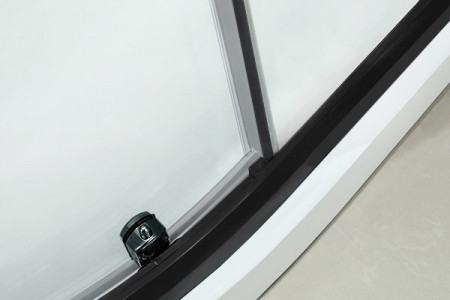 Душевой уголок Roxen Caspia 55060-100B 100х80 черный