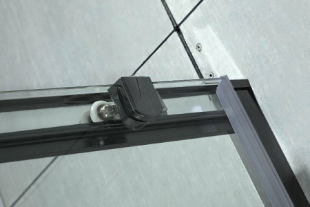 Душевой уголок Roxen Caspia 55060-100B 100х80 черный