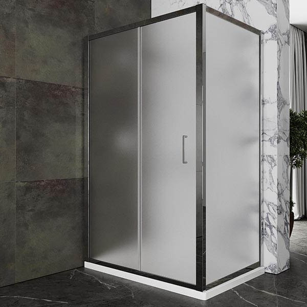 Душевой уголок Roxen Caspia 55060-100C 100х80 хром