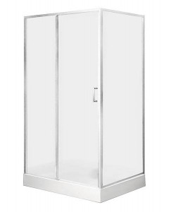 Душевой уголок Roxen Caspia 55060-100C 100х80 хром