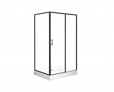 Душевой уголок Roxen Caspia 55060-120B 120х80 черный