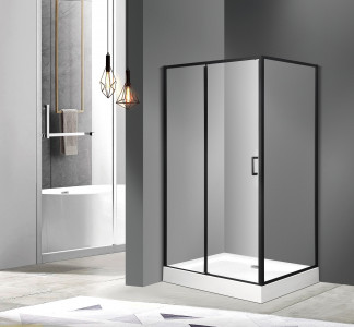 Душевой уголок Roxen Caspia 55060-120B 120х80 черный