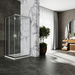 Душевой уголок Roxen Caspia 55060-90 90х90 хром