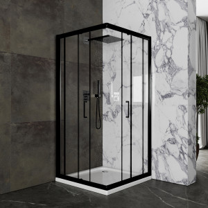 Душевой уголок Roxen Caspia 55060-90B 90х90 черный