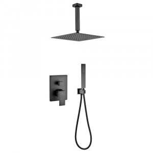 Душевая система встраиваемая без излива Grocenberg GB5089BL-4 черный