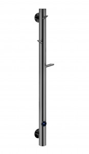 Полотенцесушитель электрический Boheme OAK SHINE GUN METAL 201x139x1500 мм (724-SGM)