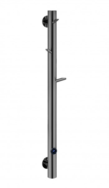 Полотенцесушитель электрический Boheme OAK SHINE GUN METAL 201x139x1500 мм (724-SGM)