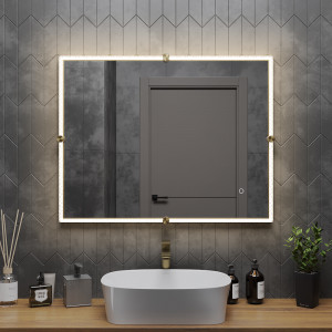 Зеркало Roxen Cler 90x70 в раме под хрусталь