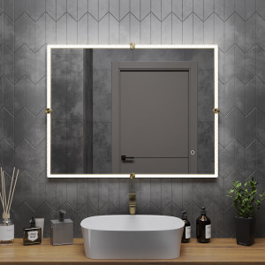 Зеркало Roxen Cler 90x70 в раме под хрусталь