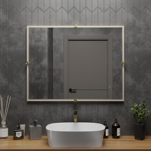 Зеркало Roxen Cler 90x70 в раме под хрусталь