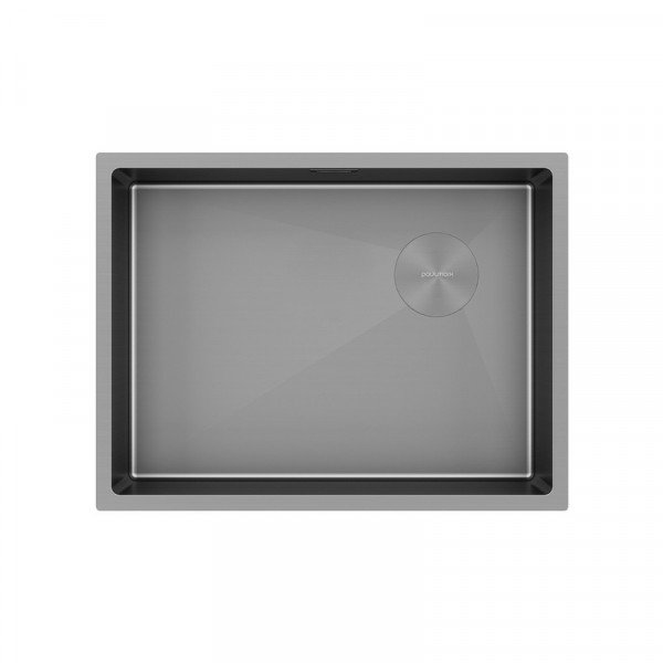 Кухонная мойка Paulmark NEXT-SKEW 58 UNI PM885844-MG матовый серый 58х44 см