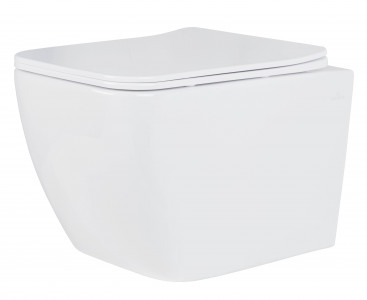 Подвесной унитаз Roxen Cube Tornado 530135-01 Rimless Soft Close