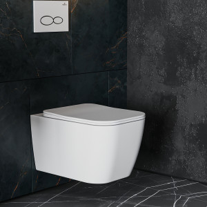 Подвесной унитаз Roxen Cube Tornado 530135-01 Rimless Soft Close