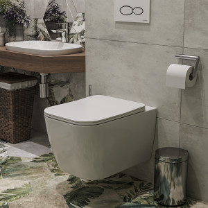 Подвесной унитаз Roxen Cube Tornado 530135-01 Rimless Soft Close